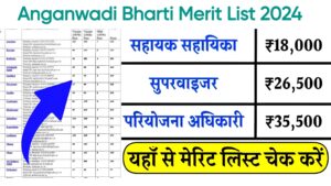 Anganwadi Bharti Merit List 2024